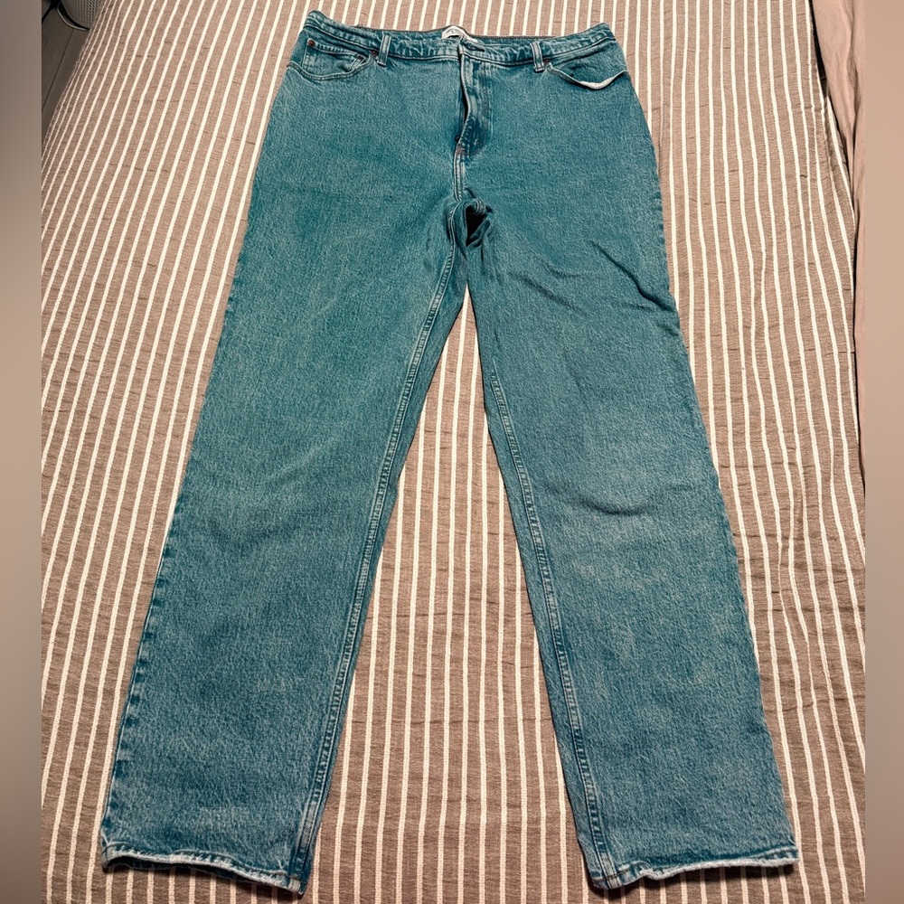Abercrombie & Fitch Blue Jeans - The ‘90s Straight - Long Length